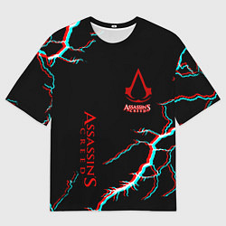Футболка оверсайз мужская Assassins Creed strom, цвет: 3D-принт