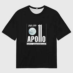 Футболка оверсайз мужская Apollo space, цвет: 3D-принт