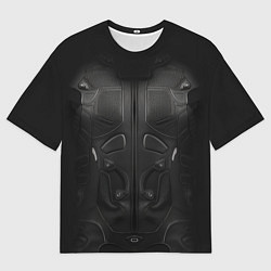 Мужская футболка оверсайз Мото - броня