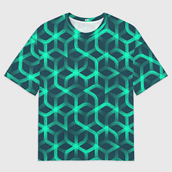 Мужская футболка оверсайз Современный замысловатый орнамент