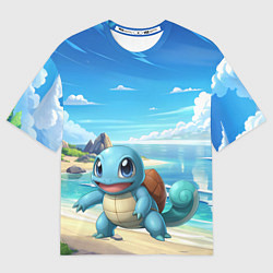 Мужская футболка оверсайз Pokemon Squirtle