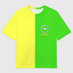 Футболка оверсайз мужская Opel текстура, цвет: 3D-принт