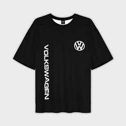 Мужская футболка оверсайз Volkswagen logo white