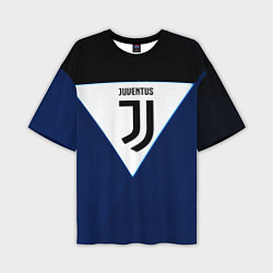 Мужская футболка оверсайз Juventus sport geometry color