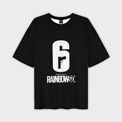 Мужская футболка оверсайз Rainbow six ubisoft game