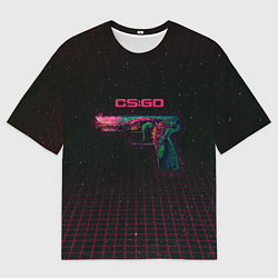 Футболка оверсайз мужская Five Seven скоростной зверь - CS:GO, цвет: 3D-принт