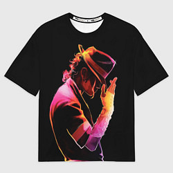 Мужская футболка оверсайз Michael Jackson in the hat