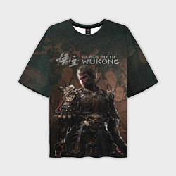 Мужская футболка оверсайз Sun Wukong Black myth wukong