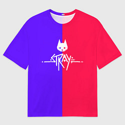 Мужская футболка оверсайз Stray cat games
