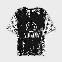 Мужская футболка оверсайз Nirvana teddy