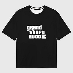 Футболка оверсайз мужская GTA3 logo, цвет: 3D-принт