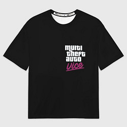 Футболка оверсайз мужская GTA vice city game, цвет: 3D-принт