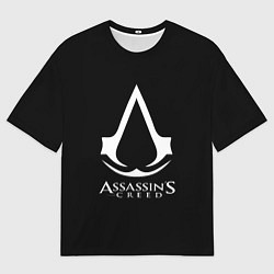Футболка оверсайз мужская Assassins Creed logo game, цвет: 3D-принт