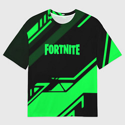 Футболка оверсайз мужская Fortnite geometry green, цвет: 3D-принт