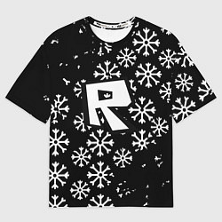 Мужская футболка оверсайз Roblox winter