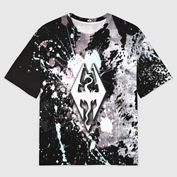 Футболка оверсайз мужская The elder scrolls краски древности, цвет: 3D-принт