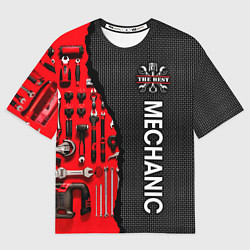 Мужская футболка оверсайз Лучший механик