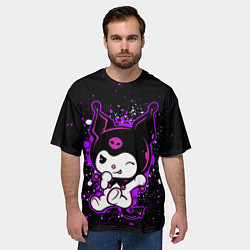 Футболка оверсайз мужская Куроми, цвет: 3D-принт — фото 2