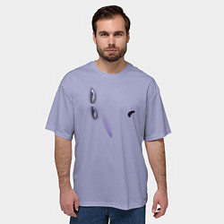 Футболка оверсайз мужская Эмоция хандры, цвет: 3D-принт — фото 2