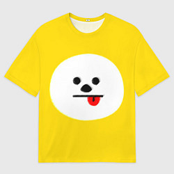 Футболка оверсайз мужская BT21 - Chimmy, цвет: 3D-принт