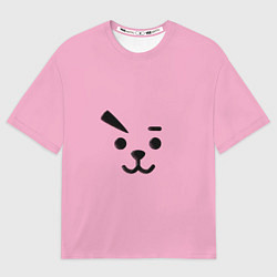 Футболка оверсайз мужская BT21 Cooky, цвет: 3D-принт