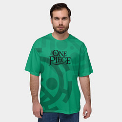 Футболка оверсайз мужская One Piece Zoro Roronoa, цвет: 3D-принт — фото 2