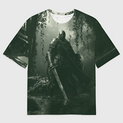 Футболка оверсайз мужская Рыцарь из Dark Souls, цвет: 3D-принт