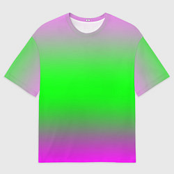 Футболка оверсайз мужская Градиент текстура, цвет: 3D-принт