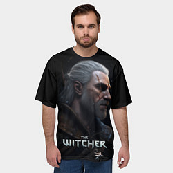 Футболка оверсайз мужская The Witcher poster, цвет: 3D-принт — фото 2