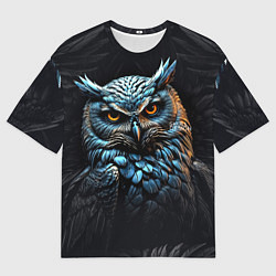 Футболка оверсайз мужская Rock owl, цвет: 3D-принт