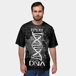 Футболка оверсайз мужская Its my DNA, цвет: 3D-принт — фото 2