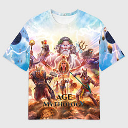 Футболка оверсайз мужская Age of mythology персонажи, цвет: 3D-принт