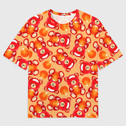 Мужская футболка оверсайз Медовые мишки