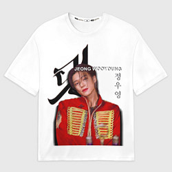 Мужская футболка оверсайз Ateez Jeong Wooyoung
