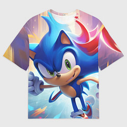 Мужская футболка оверсайз Sonic 1