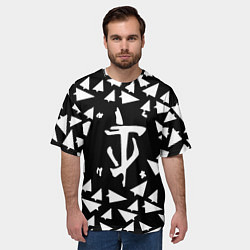 Футболка оверсайз мужская Doom telegram, цвет: 3D-принт — фото 2