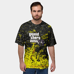 Футболка оверсайз мужская GTA6 maps, цвет: 3D-принт — фото 2