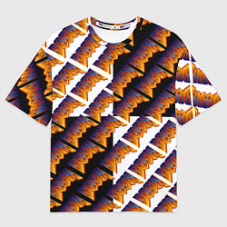 Футболка оверсайз мужская Doom logo pattern, цвет: 3D-принт