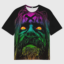 Футболка оверсайз мужская Rob zombie - head, цвет: 3D-принт