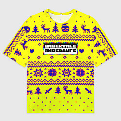 Футболка оверсайз мужская Undertale winter, цвет: 3D-принт