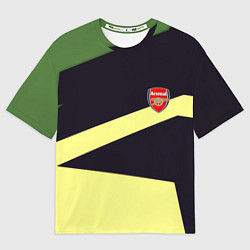 Мужская футболка оверсайз Arsenal geometry