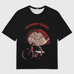 Футболка оверсайз мужская Чаки - Гриффин, цвет: 3D-принт