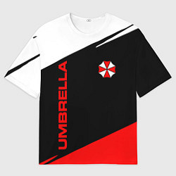 Мужская футболка оверсайз Umbrella corporation - resident evil