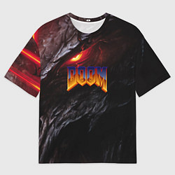 Футболка оверсайз мужская Doom to hell, цвет: 3D-принт
