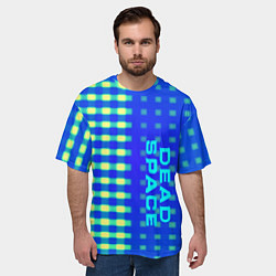 Футболка оверсайз мужская Dead space текстура айзека, цвет: 3D-принт — фото 2