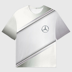 Футболка оверсайз мужская Mercedes benz metalic collection, цвет: 3D-принт
