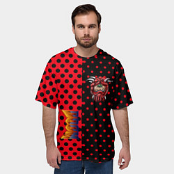 Футболка оверсайз мужская Doom pattern steell, цвет: 3D-принт — фото 2