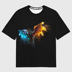 Футболка оверсайз мужская Jakiro дота 2, цвет: 3D-принт