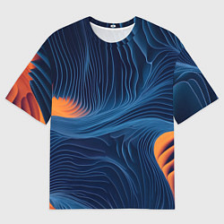 Футболка оверсайз мужская Абстрактная иллюзия, цвет: 3D-принт