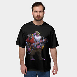 Футболка оверсайз мужская Снайпер Dota 2, цвет: 3D-принт — фото 2